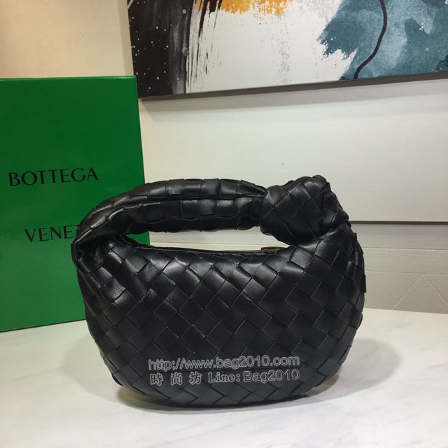 Bottega veneta高端女包 98080 寶緹嘉小號羊皮手工編織女包 BV爆款jodie新版本2代編織打結圓形hobo包  gxz1147